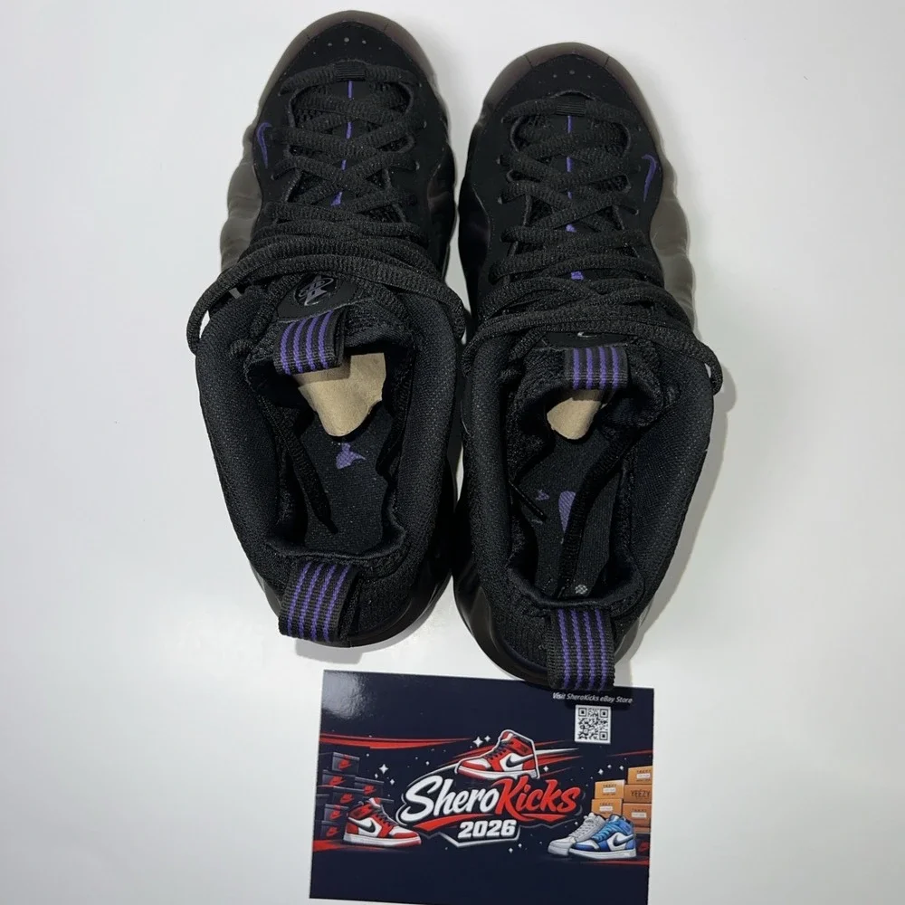 Nike Air Foamposite One 2017 Size 8 | Eggplant 314996-008 | Preloved, No Box Lid